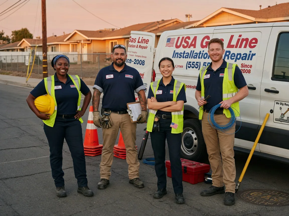 Gas Line Installation company in Tenstrike, MN